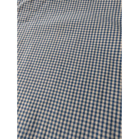 Old Navy Collection Blue & White Checkered Long Sleeve Shirt L 100% Cotton - Picture 4 of 7